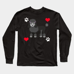 Gifts for Toy Poodle Puppies Familes Long Sleeve T-Shirt